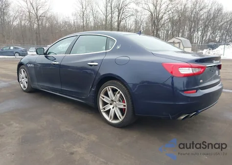 2014 Maserati Quattroporte S Q4 z USA, uszkodzony, nr VIN ZAM56RRA7E1126079